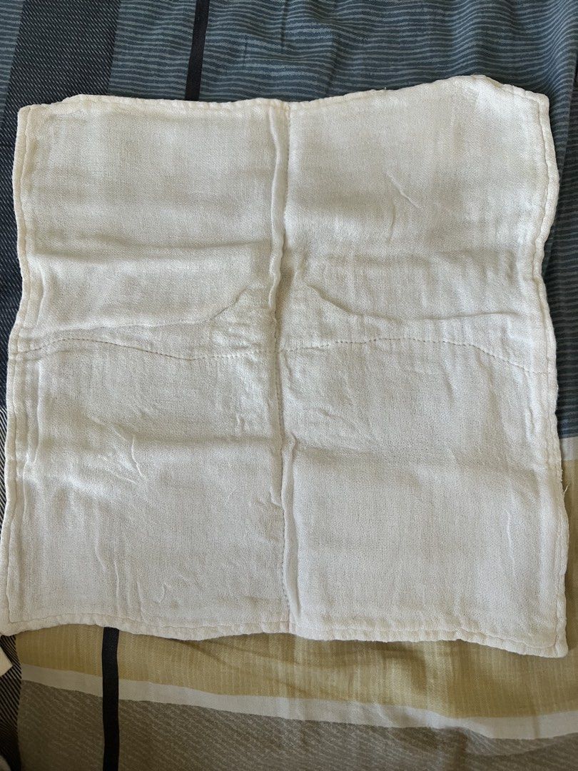 Infant face and bath towel (Category: Bathtub & Bath Accessories) located in Manila. Submitted by lsqwin2026 (Listing ID 1436682149, Image 1). Description: Brand: GoodBaby (GB), a famous infant brand in China Item: infant face and bath towel Quantity: 2 pcs Material: 72.1% Cotton, 27.9% Viscose Size: 30cm x 30cm Color: White Care Instructions: - Wash separately - Do not bleach - Do not iron Price: P99 for 2 towels.