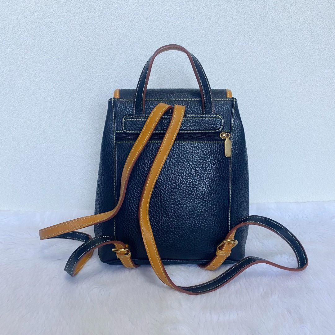 Japan Vintage Black Brown Leather Backpack (Category: Backpacks) located in Cebu City. Submitted by posh_avenue888 (Listing ID 1436800711, Image 3). Description: In very good condition. From Japan. Crafted in genuine leather. 100% authentic!!! 9" x 9" x 4"..