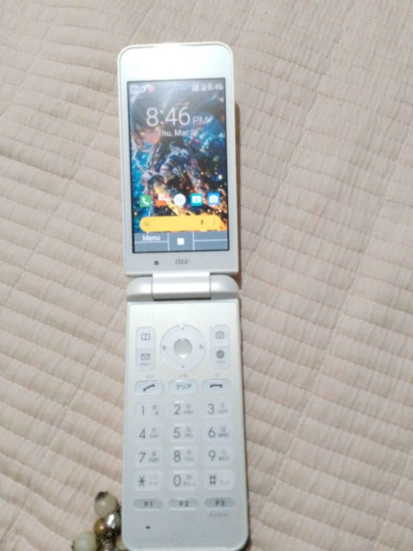 kyocera kyf31 gratina 4g (Category: Early Generation Mobile Phones) located in Calbayog City. Submitted by lunahoshi (Listing ID 1428563743, Image 1). Description: openline ready to used can connec to wifi and Bluetooth installed puretube facebooklite, tiktoklite, instagram, mihon manga reading app, nfc ready and good for tamagotchi 4u.