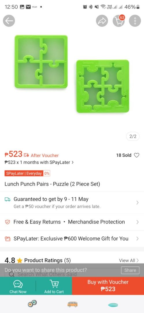 Lunch Punch Sandwich Cutters- take all 4! (Category: Cookware & Accessories) located in Makati City. Submitted by shopcaio.ph (Listing ID 1436692912, Image 2). Description: - Lunch Punch sandwich cutters - Perfect for kids' sandwiches - Great for sandwiches, toast, cookies, and cheese - Easy to use - Easy to clean - Makes lunchtime fun! Take all 4 for only P1,000 original price is P523 each.
