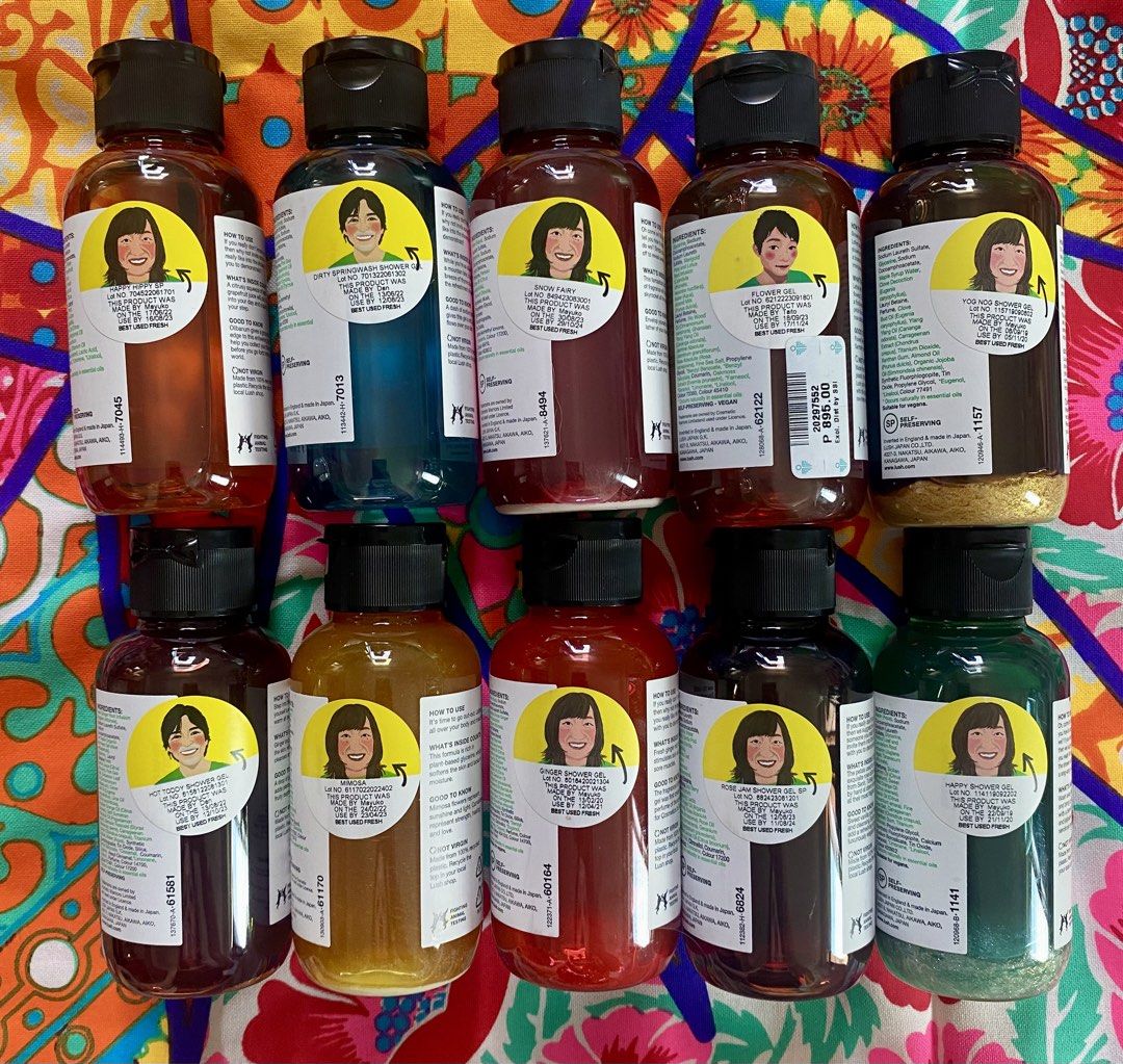 LUSH SHOWER GEL - 550 each (Category: Bath) located in Pasay City. Submitted by trendystash (Listing ID 1436713308, Image 2). Description: Look at best use by at the back All are brand new, unopened still in very good condition .
