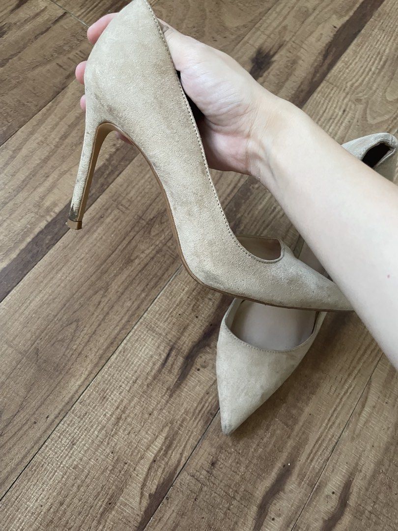 Mango Nude Pumps (Category: Heels) located in Quezon City. Submitted by theabeatricee (Listing ID 1436738747, Image 3). Description: Mango nude suede pumps, well used! Price slightly negotiable .