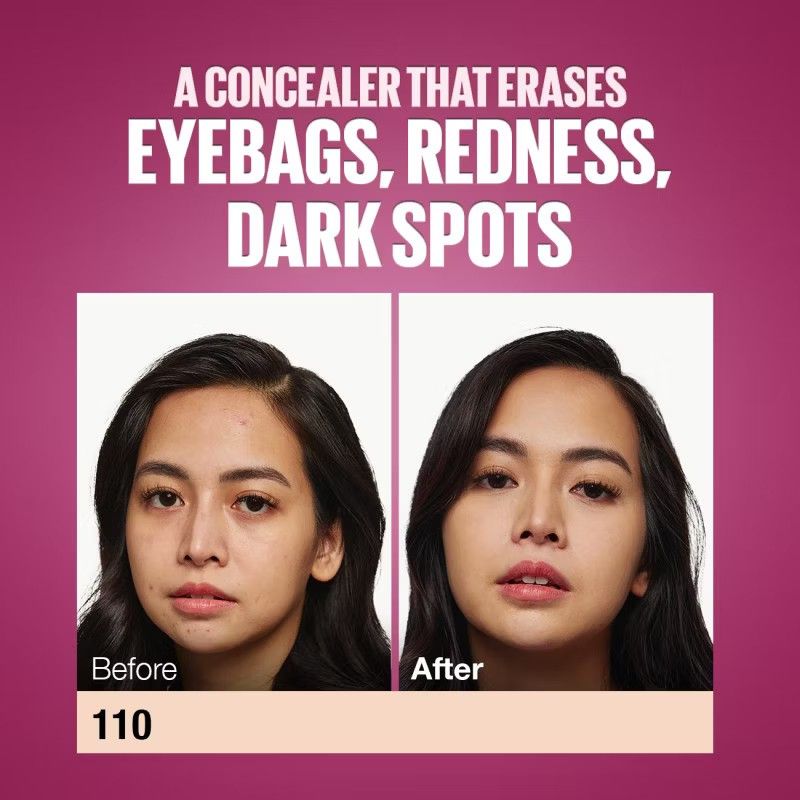 Maybelline Instant Age Rewind Eraser Concealer (Category: Makeup) located in Los Banos. Submitted by donnaalbay47990 (Listing ID 1436713744, Image 3). Description: - Maybelline Instant Age Rewind Concealer - Erases eyebags, redness, and dark spots - Built-in sponge applicator for easy use - Available shades: 100, 110, 120, 122 - Achieve a flawless complexion!.
