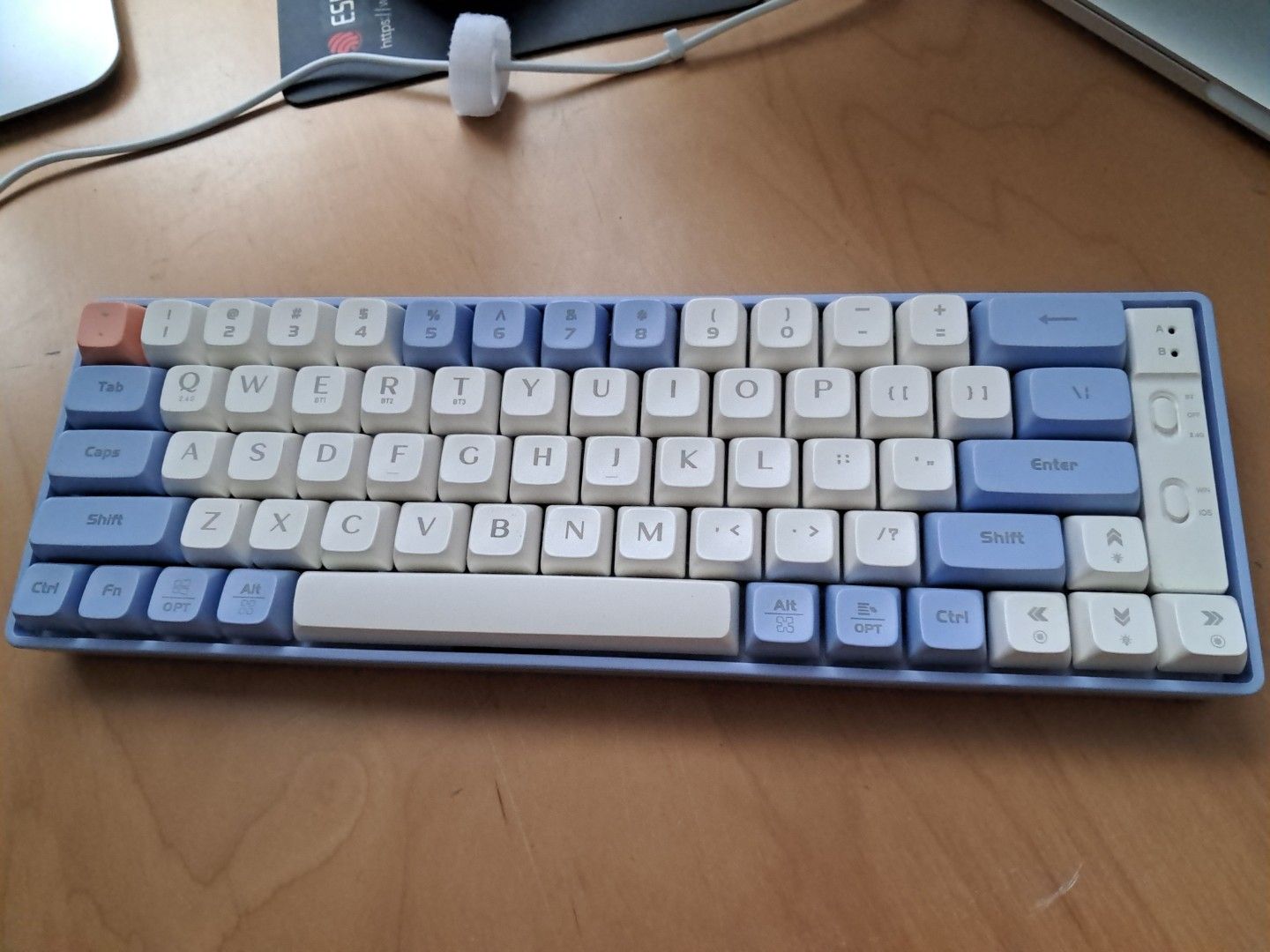 Mechanical Keyboard - Blue and White448535468757504000
