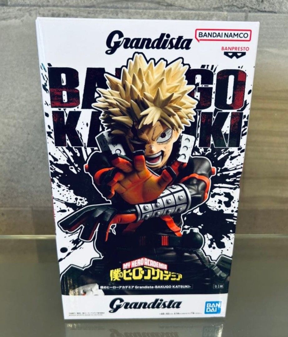 My hero academia MHA Bakugo katsuki Grandista figures figurines BANDAI NAMCO Bantresto (Category: Toy Figures) located in Singapore. Submitted by yuzu_japanese_toy_shop (Listing ID 1436756606, Image 1). Description: BNIB directly from jp🇯🇵 🚛Carousell delivery at $1.80 only if you purchase from apps! (can combine with any figures or plushies!) Meet up at Woodlands mrt station red line gantry or 732180 Buying 2 or more figures or plushies from m