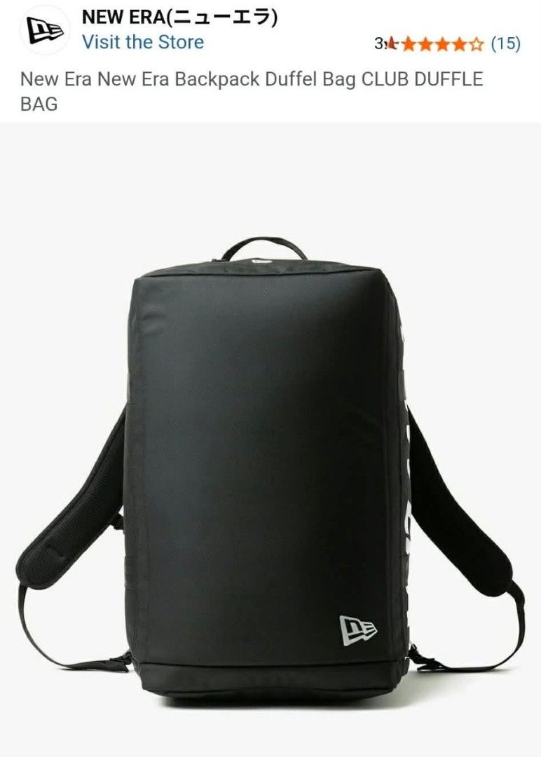 New ERA duffel backpack (Category: Backpacks) located in Quezon City. Submitted by icollectionstuff (Listing ID 1436793406, Image 3). Description: ‼️AVAILABLE NOW❗️❗️ NEW ERA Duffel backpack Php 3500 📌Limited Stocks‼️ 📍Payment Via Gcash 📍Additional Shipping fee via Lalamove nearby or pick up or meet up 📍Victoria Sports tower kamuning QC Pm me for interested.