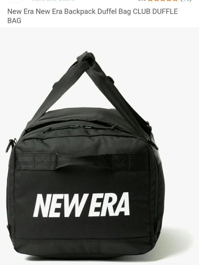 New ERA duffel backpack (Category: Backpacks) located in Quezon City. Submitted by icollectionstuff (Listing ID 1436793406, Image 2). Description: ‼️AVAILABLE NOW❗️❗️ NEW ERA Duffel backpack Php 3500 📌Limited Stocks‼️ 📍Payment Via Gcash 📍Additional Shipping fee via Lalamove nearby or pick up or meet up 📍Victoria Sports tower kamuning QC Pm me for interested.
