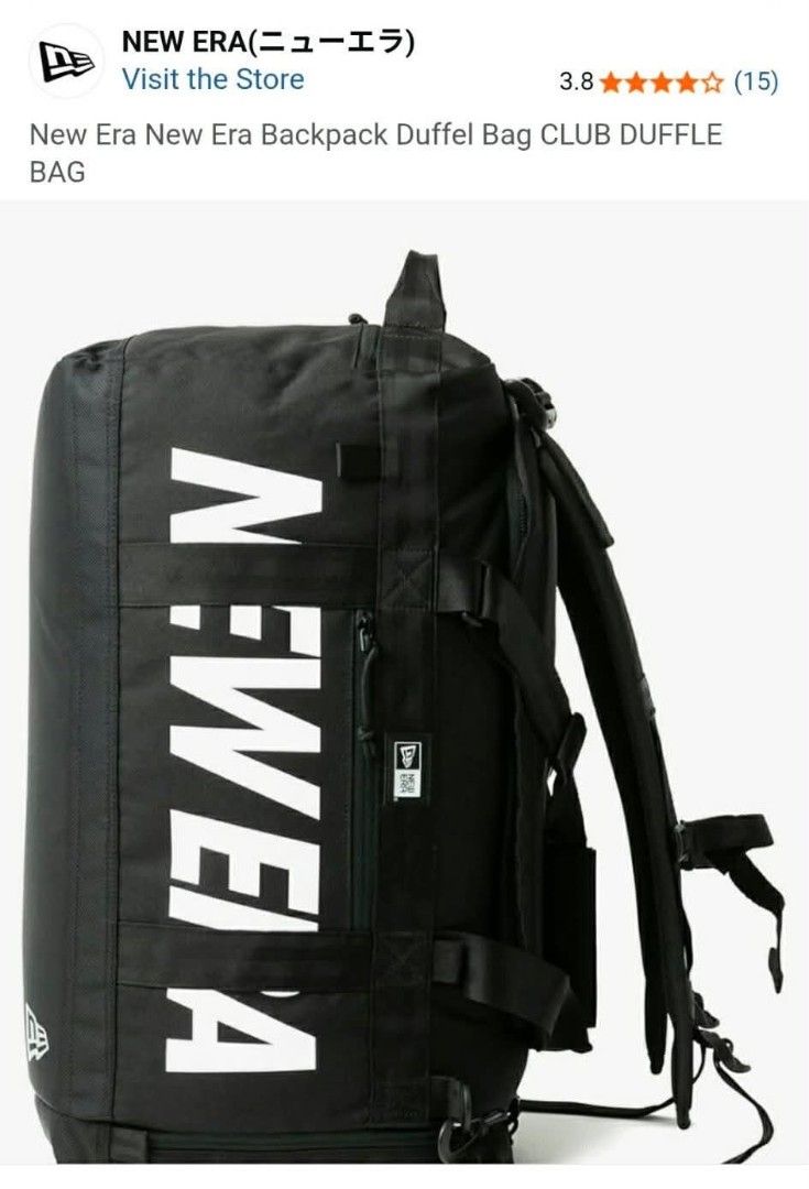 New ERA duffel backpack (Category: Backpacks) located in Quezon City. Submitted by icollectionstuff (Listing ID 1436793406, Image 1). Description: ‼️AVAILABLE NOW❗️❗️ NEW ERA Duffel backpack Php 3500 📌Limited Stocks‼️ 📍Payment Via Gcash 📍Additional Shipping fee via Lalamove nearby or pick up or meet up 📍Victoria Sports tower kamuning QC Pm me for interested.