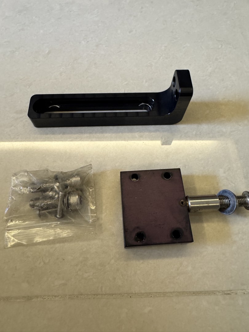 OBU bracket (Category: Motorcycle Accessories) located in Singapore. Submitted by boon7552 (Listing ID 1436733700, Image 2). Description: Very strong and light OBU bracket from Black Industry . Used for my NC750X last time..