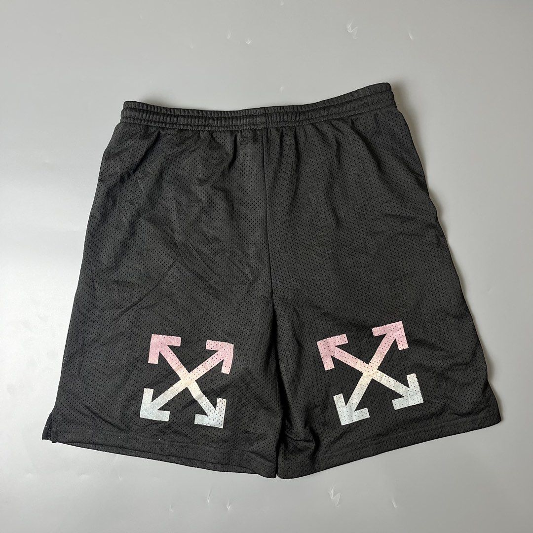 Off white mesh (Short) (Category: Shorts) located in Dagupan City. Submitted by thrifted_by.pilott (Listing ID 1436789276, Image 3). Description: Size/Dimes: Waist 30 Length 17.5 Leg hole 12 Issue: None Very Good Condition Complete tags Color may very due to lighting Color Rate: 10/10 Price: ₱ 1499 + sf sustainable, stylish, and budget-friendly! DM for more pics or questions..