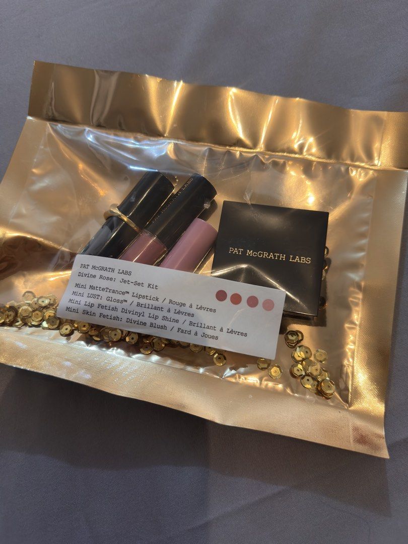 Pat McGrath Labs Divine Rose Jet-Set Kit (Category: Makeup) located in Cabuyao City. Submitted by hyugaclan (Listing ID 1436790158, Image 2). Description: .