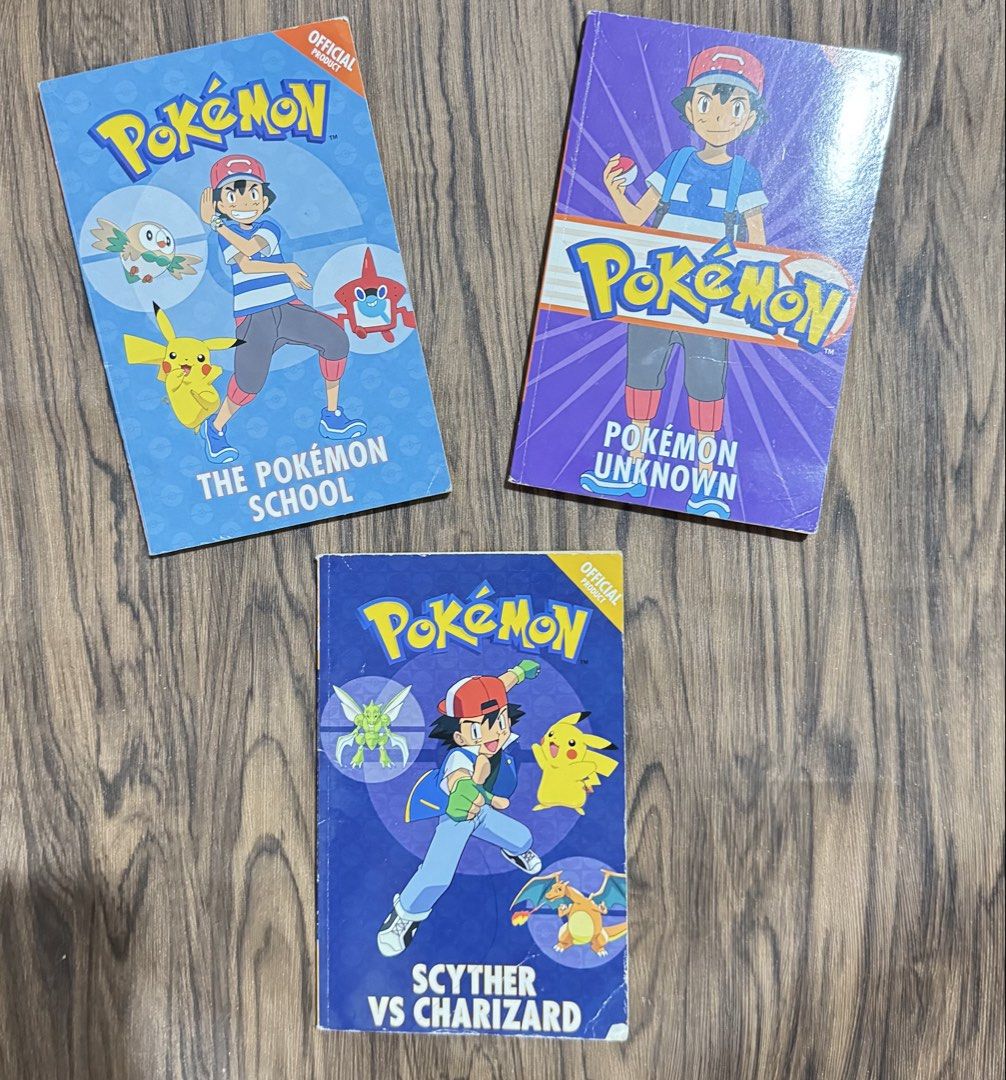 Pokemon Books (Set of 3) (Category: Storybooks) located in Quezon City. Submitted by merjv (Listing ID 1436826558, Image 1). Description: Pokemon Books (Set of 3).
