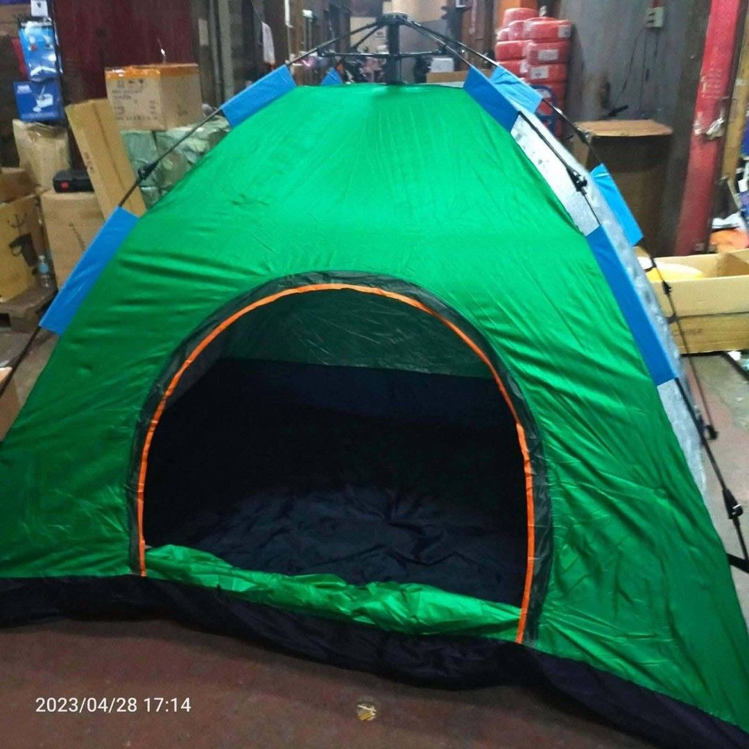 Pop-up Camping Tent (Category: Hiking & Camping) located in Manila. Submitted by shairatorres (Listing ID 1436724835, Image 3). Description: Camping tent‼️ Manual and Automatic 💯 📍Automatic camping tent 3person -₱ 1,250 php 4person- ₱ 1,300 php 8person- ₱ 1,450 php 10person- ₱ 1,500 php Manual Camping Tent 2 Persons ₱600 4 Persons ₱650 6 Persons ₱700 8 Persons ₱800 Random color..( no choosing po‼️) COD via lalamove plus sf Sameday delivery arou