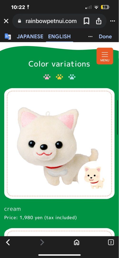 Rainbow pets chihuahua plush charm keychain (Category: Toys & Games) located in Las Pinas. Submitted by marblestoys (Listing ID 1436664859, Image 3). Description: Payment via bpi / bdo / gcash / PayPal Pay as you order Shipping fee shouldered by buyer Via flash / j&t / LBC/ Grab / lalamove Meet up: BFRV Las Piñas Crossposted Please contact for item availability .
