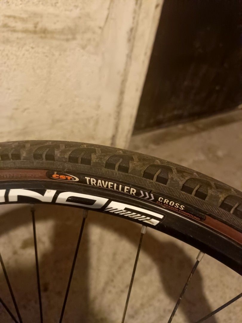 Rhino 26er Wheelset pair (Category: Bicycles) located in Manila. Submitted by jeffymalal02008 (Listing ID 1436801075, Image 3). Description: - Rhino Traveller Cross wheelset - Rim size: 26er discbrake ready rims pair - Tire size: 26x1.50 (40-559) - Includes 7spd thread type cogs - Ready for immediate installation pm for more info loc: Sampaloc Manila.