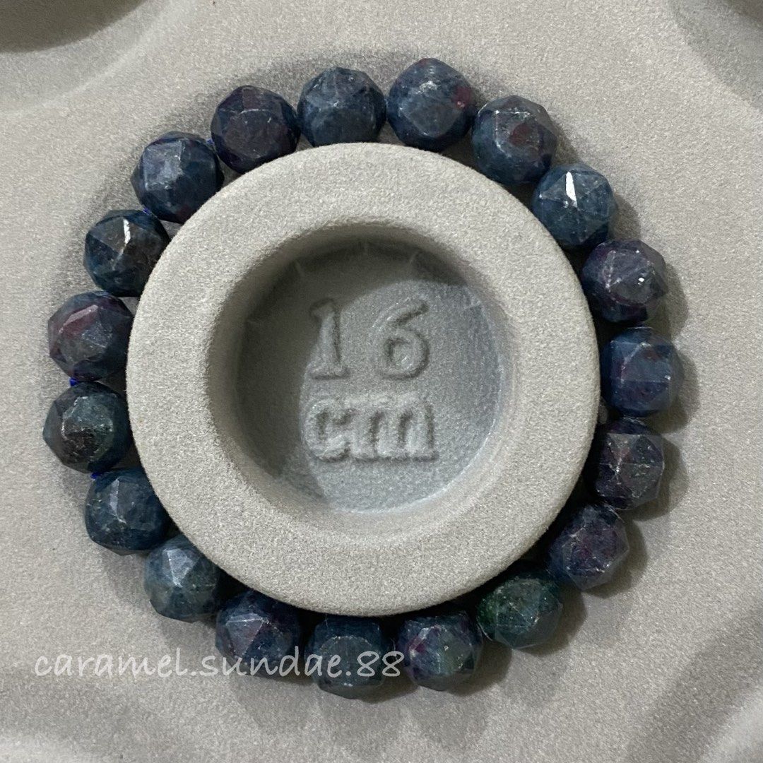 Ruby Sapphire Blue Faceted - 16cm (Category: Bracelets) located in Bulacan. Submitted by caramel.sundae.88 (Listing ID 1436756986, Image 1). Description: .