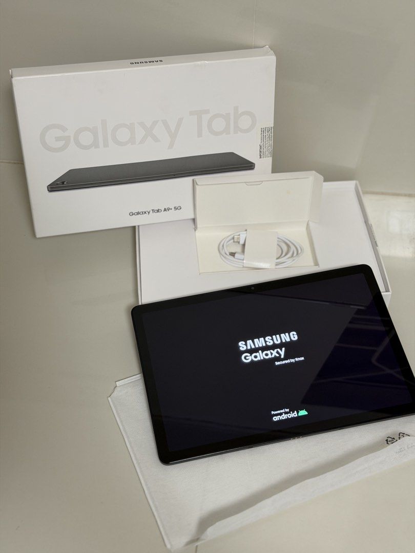 Samsung Galaxy Tab A9 + 5g (Wifi+Sim) (Category: Android) located in Cavite. Submitted by legitseller.gadget (Listing ID 1436805755, Image 1). Description: SELLING‼️: Galaxy Tab A9 + 5g (Wifi & Sim) ₱10k ✅Complete Box ✅Memory: 4GB ✅Storage: 64GB ✅64GB.