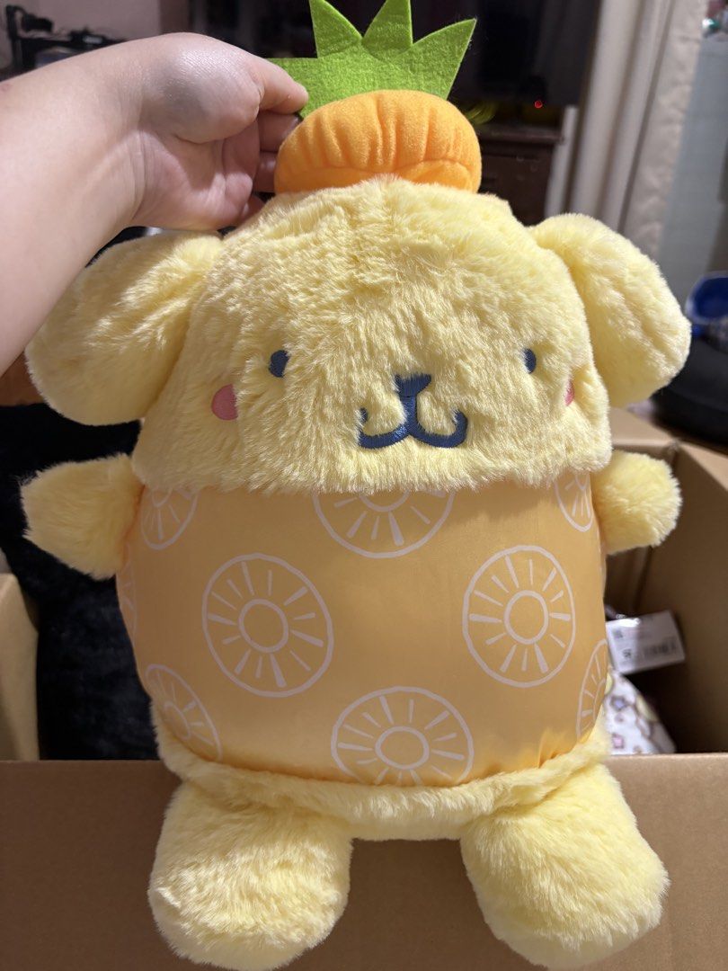 Sanrio: Pompompurin Pineapple Plush Medyo big (Category: Toys & Games) located in Baguio. Submitted by guzmankitsune (Listing ID 1436806016, Image 1). Description: .