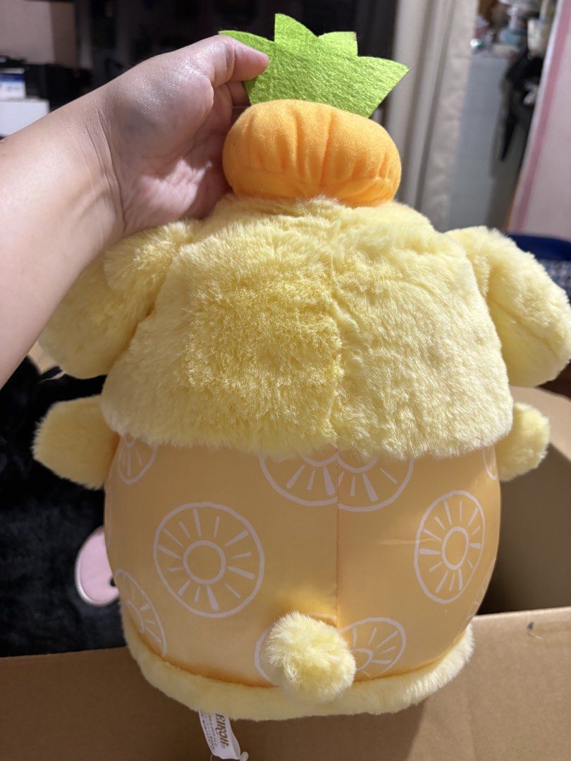 Sanrio: Pompompurin Pineapple Plush Medyo big (Category: Toys & Games) located in Baguio. Submitted by guzmankitsune (Listing ID 1436806016, Image 2). Description: .