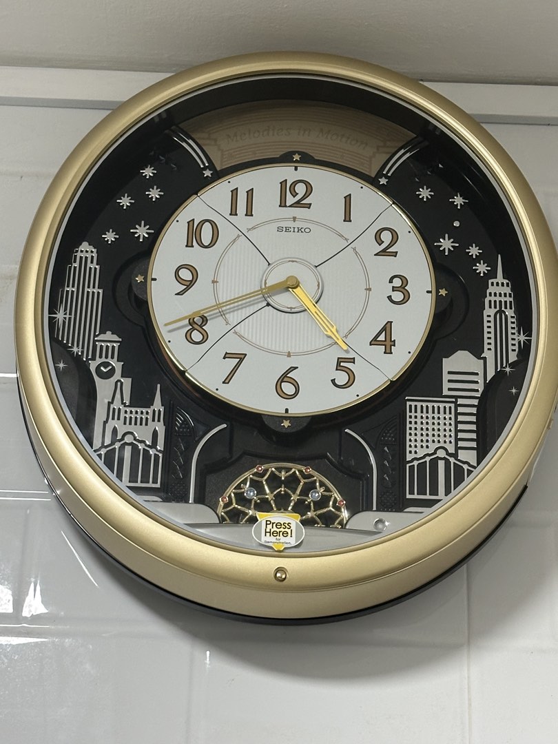 Seiko wall clock, Hobbies & Toys, Memorabilia & Collectibles, Vintage ...
