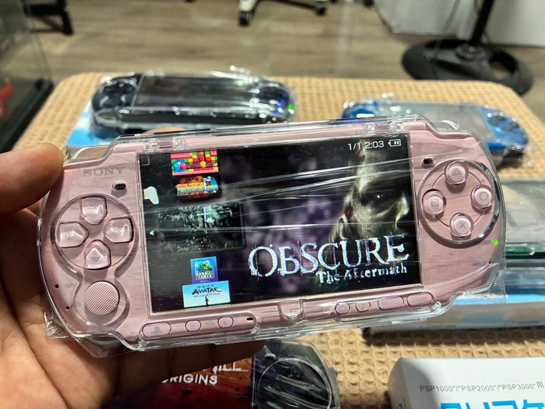 Sony PSP Console with Games (Category: PlayStation) located in Quezon City. Submitted by rgsph140 (Listing ID 1436814550, Image 3). Description: For Sale 🎮 No Issues 💯 All Working Tested 💯 Model Description Item: PSP Slim 3000 Series (32GB) PRICE: 3500 each PSP SLIM 2000 SERIES (32GB) PRICE: 3000 Each Included: For PSP: Charger Case Battery Micro Adpator Memory Card 32GB (Full of games) Warranty: 5 Days Delivery Transaction: (+shipping fee COD