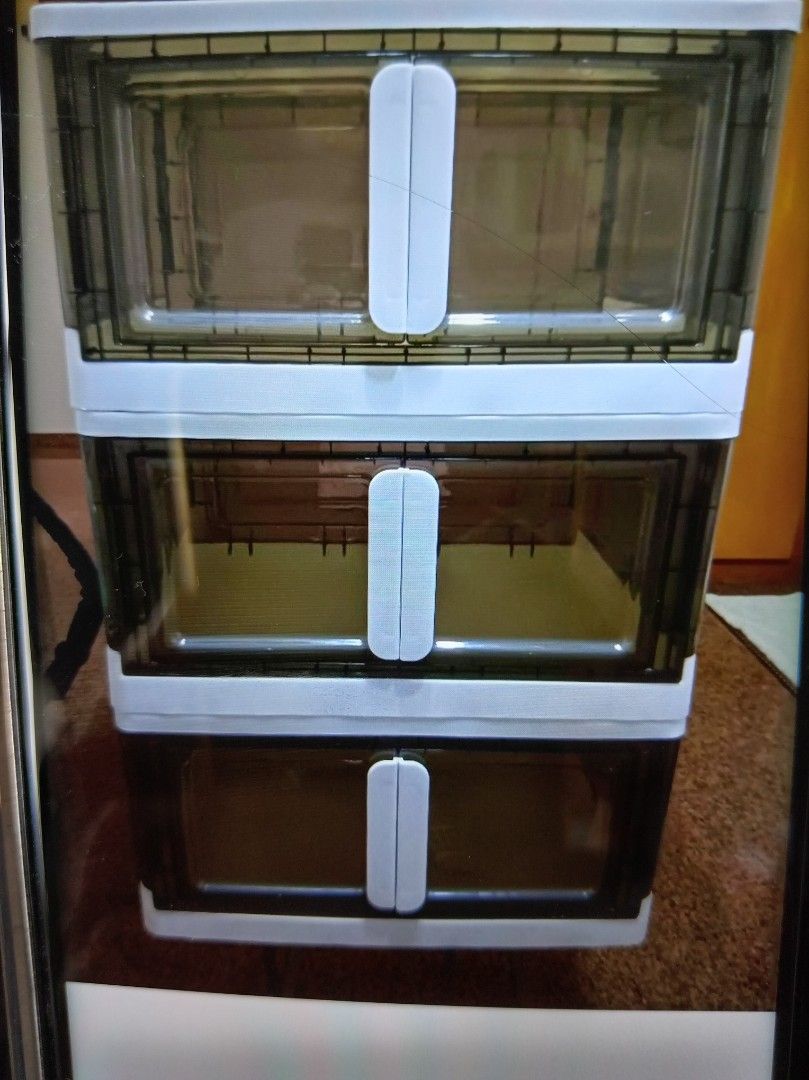 Stackable Storage Box with 3 Compartments448473208288727044