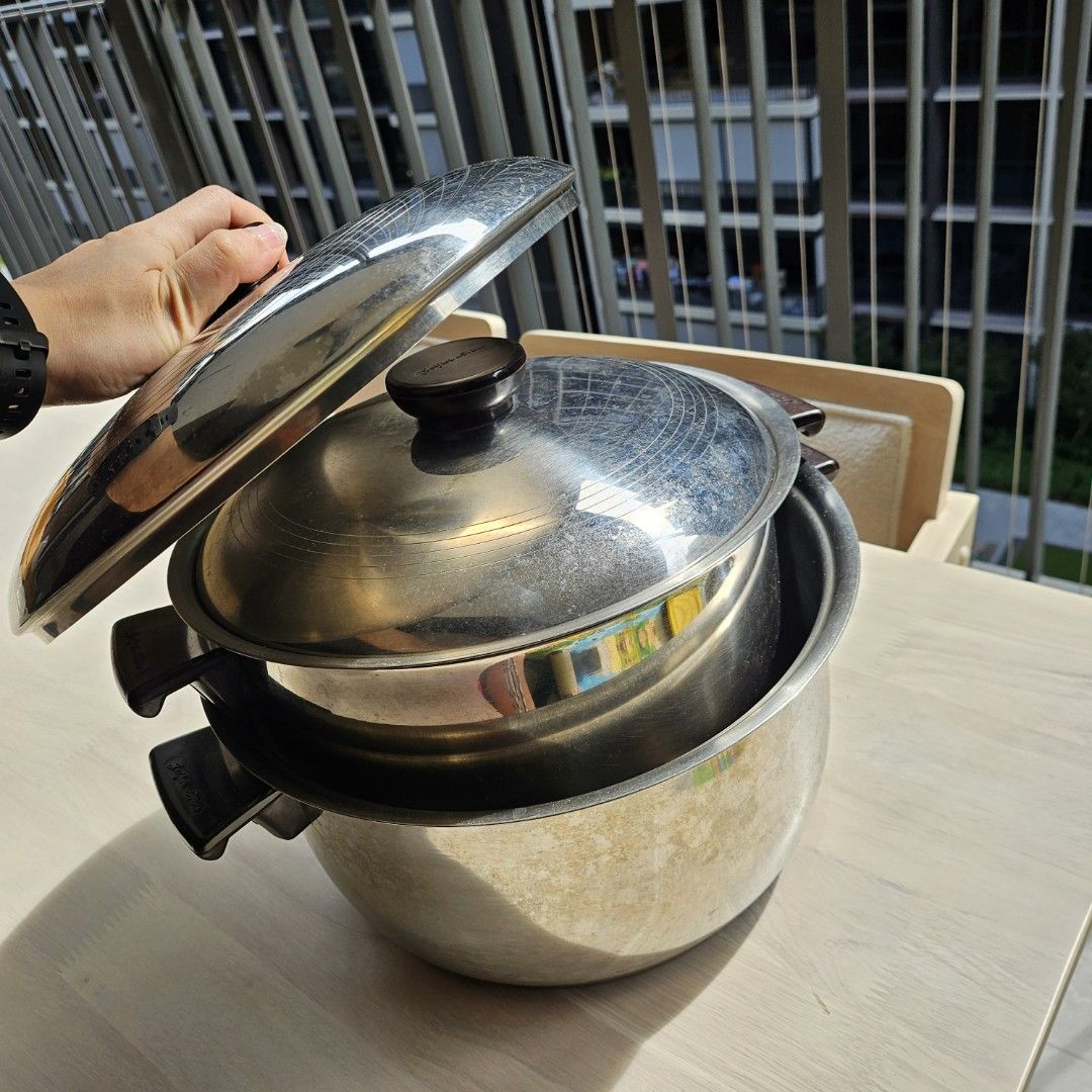 Stainless Steel Pot with Lid448342724077824003