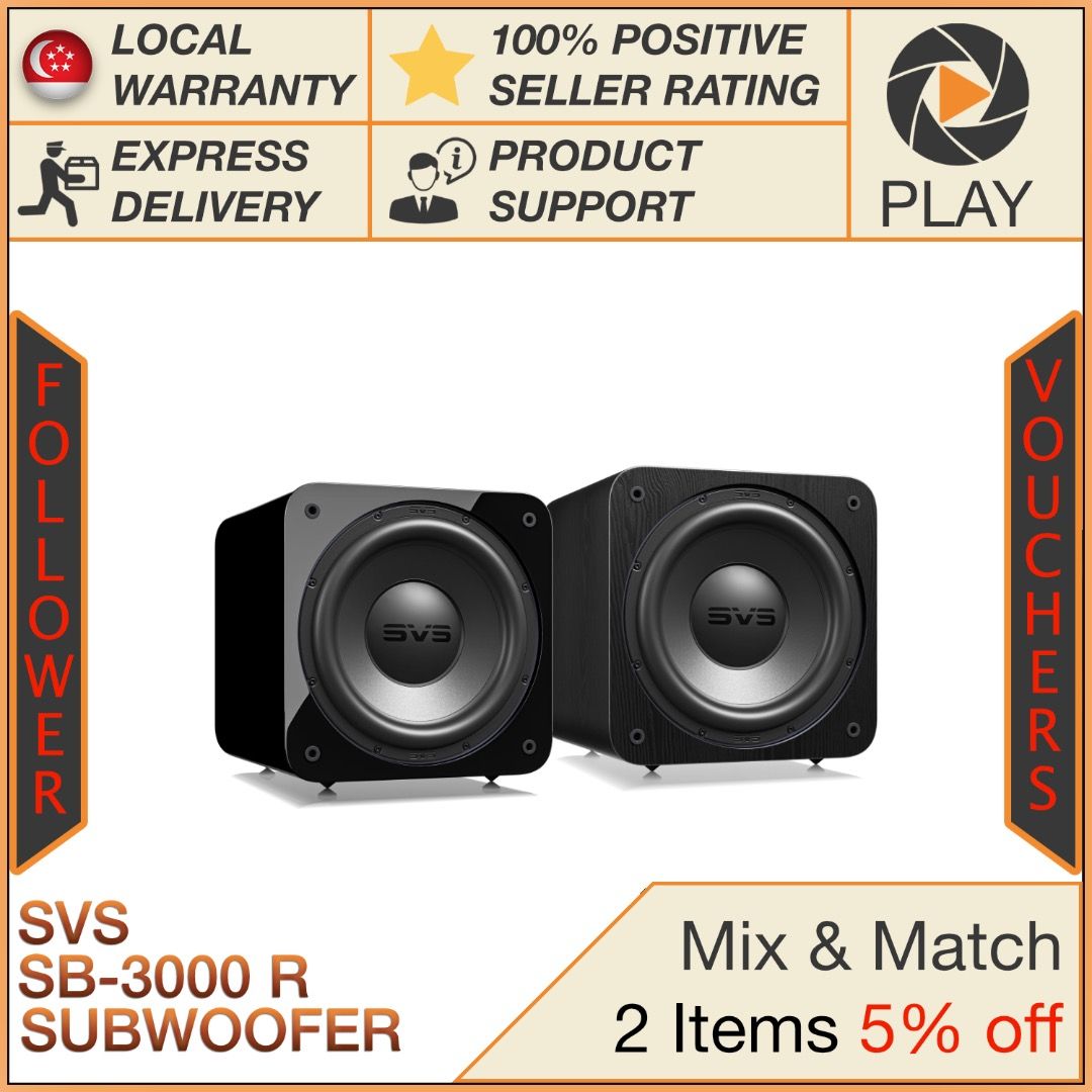 SVS SB3000 R Evolution Active Subwoofer ( SB-3000 R)