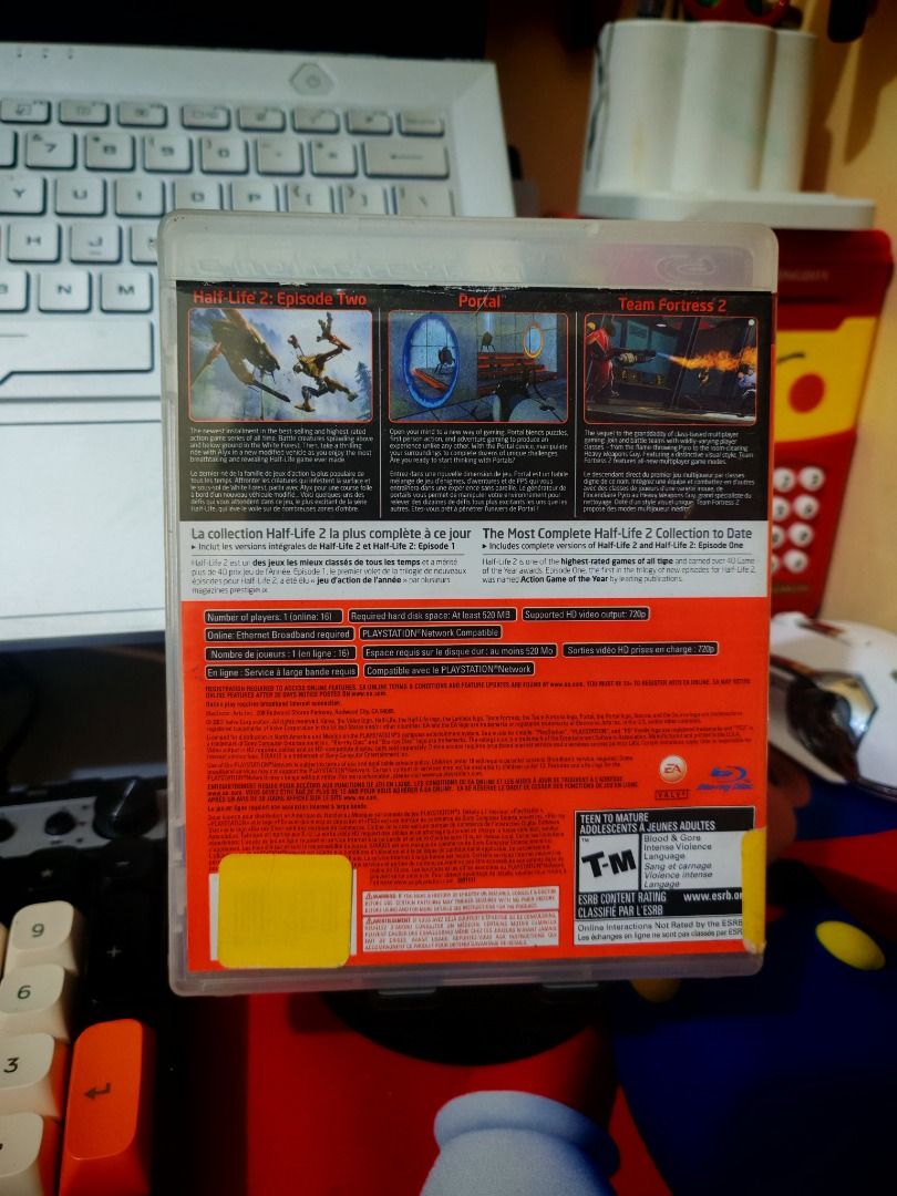 THE ORANGE BOX PS3 (Category: PlayStation) located in Santa Rosa. Submitted by tristanmunoz (Listing ID 1436803835, Image 2). Description: FOR SALE!!! Php 1,500 THE ORANGE BOX PS3 VALVE HALF LIFE 2 PORTAL TEAM FORTRESS 2 R1 CIB 100% Authentic Tested working condition Can do video calls Warranty: 24 hours testing warranty, will do change/return if item are proven damaged (will be void if defect is caused by accident, misuse, negligence, including 