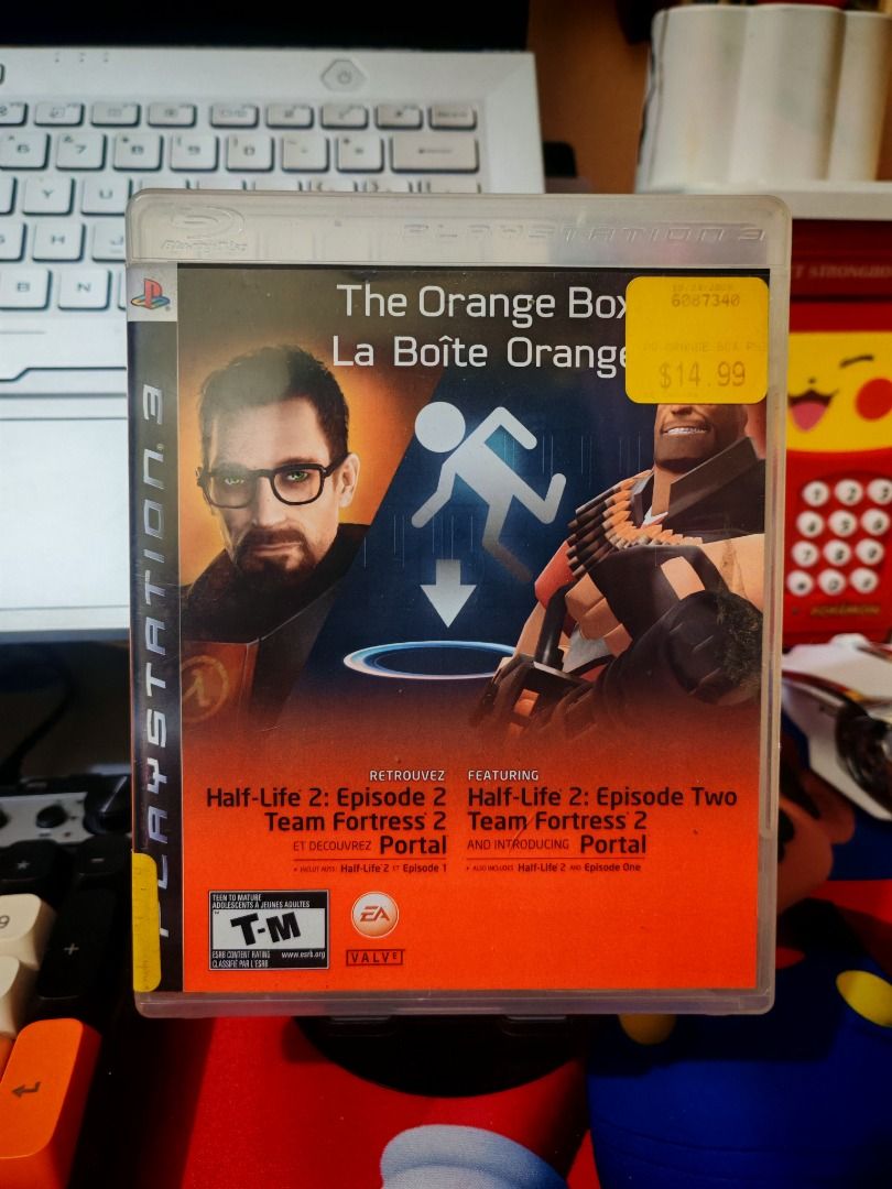THE ORANGE BOX PS3 (Category: PlayStation) located in Santa Rosa. Submitted by tristanmunoz (Listing ID 1436803835, Image 1). Description: FOR SALE!!! Php 1,500 THE ORANGE BOX PS3 VALVE HALF LIFE 2 PORTAL TEAM FORTRESS 2 R1 CIB 100% Authentic Tested working condition Can do video calls Warranty: 24 hours testing warranty, will do change/return if item are proven damaged (will be void if defect is caused by accident, misuse, negligence, including 