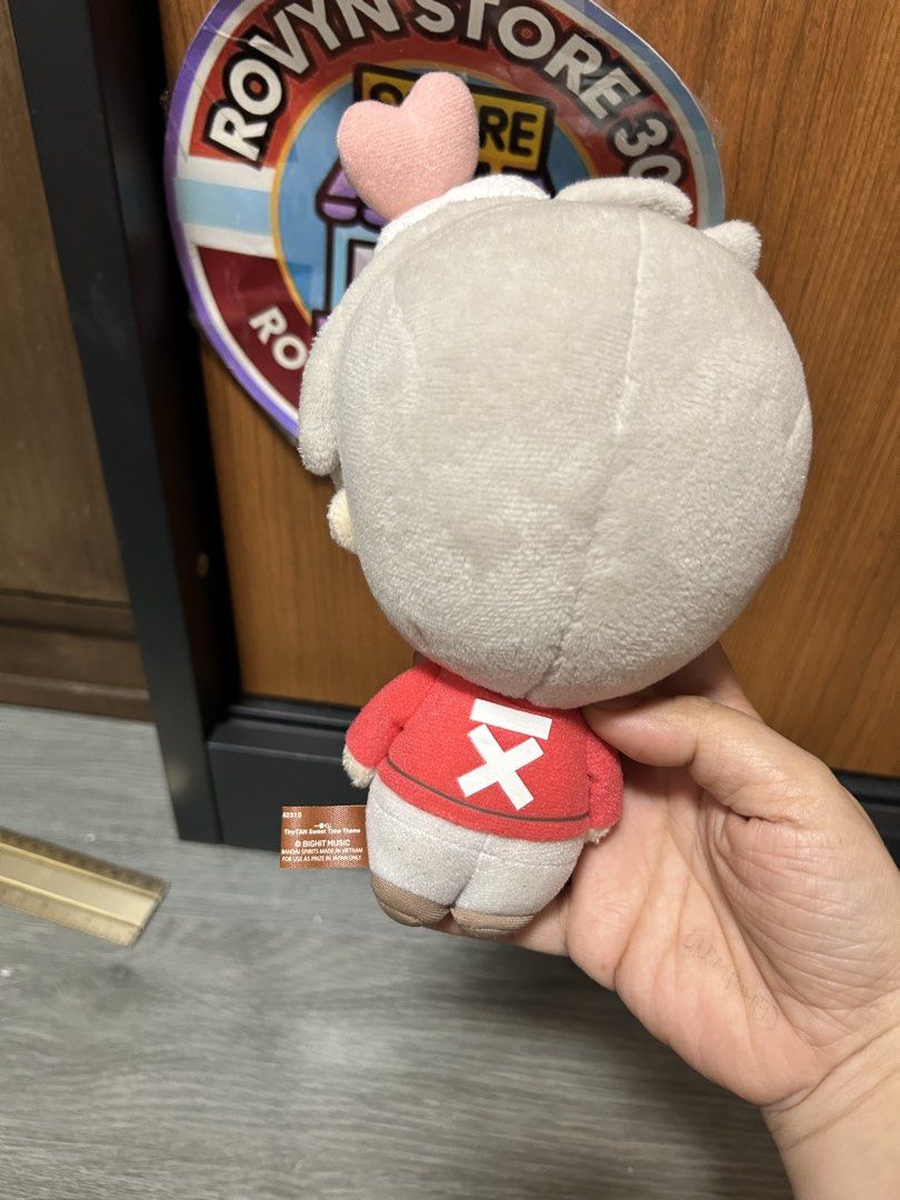 tiny tan rm charm plushie (Category: Toys & Games) located in Caloocan City. Submitted by rovynstore30 (Listing ID 1436697521, Image 2). Description: authentic with markings .