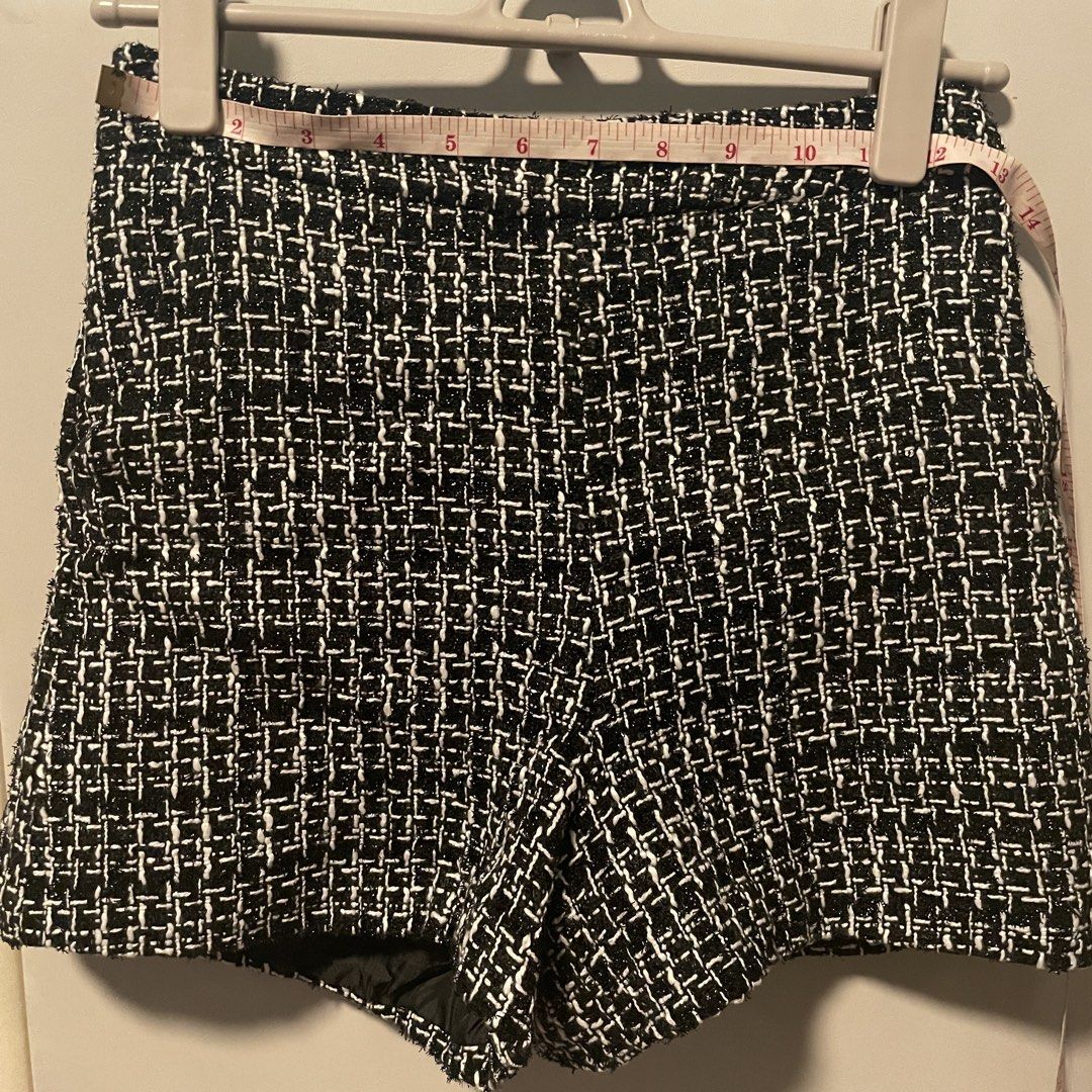 Tweed Shorts (Category: Shorts) located in Manila. Submitted by lene24 (Listing ID 1436673978, Image 3). Description: Tweed Shorts for XS waist.