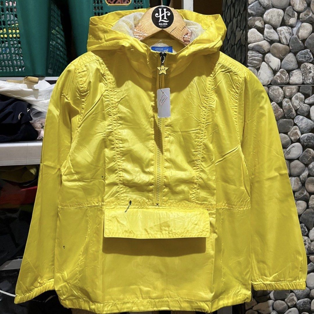 Usia 7–9 Tahun Tom & Jerry Anorak Windbreaker Yellow Jacket Size 130 ...