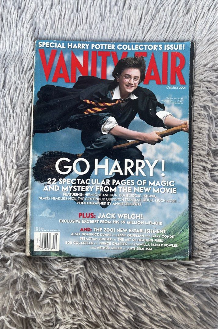 Vintage Harry Potter Magazines (issued 2001) (Category: Magazines) located in Antipolo. Submitted by -luckyfortune- (Listing ID 1436658424, Image 3). Description: Vintage Harry Potter Magazines -Vanity Fair (Special Harry Potter Collector’s Issue) 2001 -Movietime Special (Thailand Issue) 2001 290 EACH or Take All for 500 Only Pre-owned Has sign of usage Payment first tru gcash or pay maya Shipping fee c/o buyer via lalamove or j&t Payment cut-off