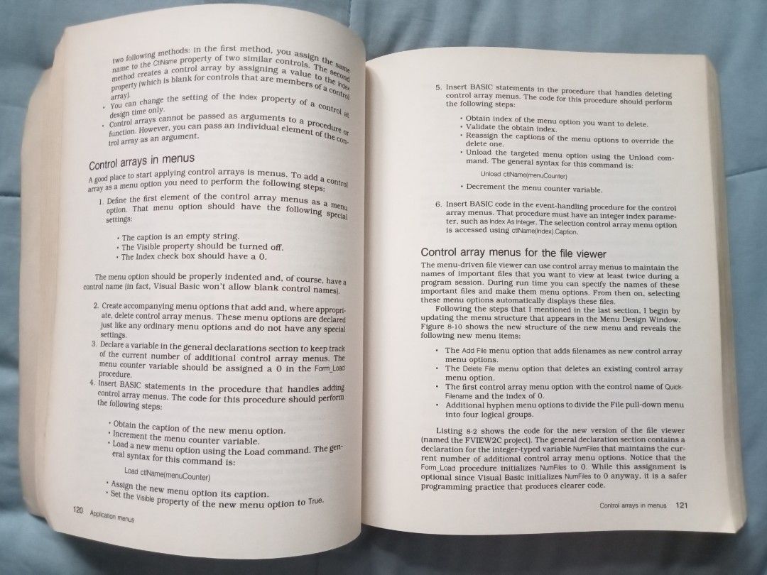 Visual Basic Easy Windows Programming Book (Category: Textbooks) located in Singapore. Submitted by kyawyadana84479 (Listing ID 1436735687, Image 5). Description: - Vintage copy of "Visual Basic Easy Windows Programming" by Namir C. Shammas. - Comprehensive guide to Visual Basic programming. - Covers basic to advanced programming techniques. - Includes examples and utilities. - Create Windows programs quickly and easily..