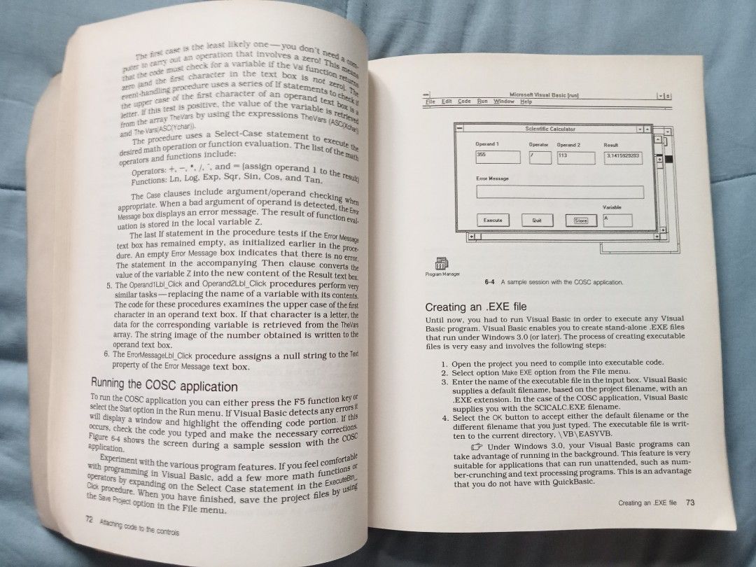 Visual Basic Easy Windows Programming Book (Category: Textbooks) located in Singapore. Submitted by kyawyadana84479 (Listing ID 1436735687, Image 4). Description: - Vintage copy of "Visual Basic Easy Windows Programming" by Namir C. Shammas. - Comprehensive guide to Visual Basic programming. - Covers basic to advanced programming techniques. - Includes examples and utilities. - Create Windows programs quickly and easily..