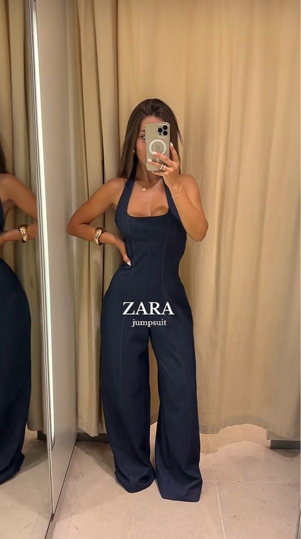 ZARA twill jumpsuit denim (Category: Jumpsuits) located in Puerto Princesa. Submitted by somebyca (Listing ID 1436737175, Image 1). Description: Used twice Shipping from Puerto Princesa City, Palawan.
