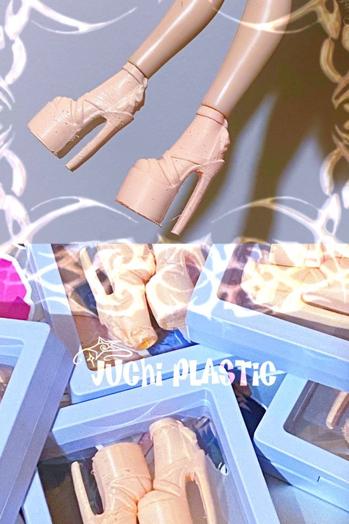 3D printed bratz princess heels (FIRST BATCH) (Category: Heels) located in Angeles City. Submitted by juchi.studios (Listing ID 1436900392, Image 2). Description: Hello babe! The first batch of Juchiplastic Bratz Princess Heels has officially arrived. The default finish is airbrushed nude only. Custom colors and painted heels are available for an additional ₱199 ✨ First 2 batch price: ₱499 Regular price after promo: ₱599 You reserved your pair wi