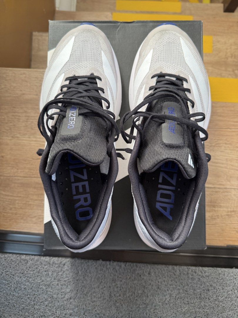 Adidas Adizero SL2 US 11 (Category: Sneakers) located in Cavite. Submitted by ercm06 (Listing ID 1436912540, Image 3). Description: FOR SALE 9/10 condition - Size: US 11 / UK 10.5 - Color: Light grey and white with black laces - With original box RFS: decluttering.