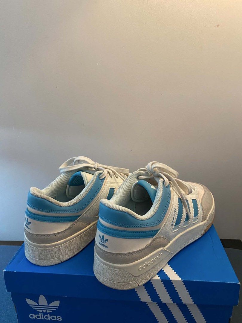 Adidas Drop Step Sneakers (Category: Sneakers) located in Manila. Submitted by shairasori65650 (Listing ID 1436960076, Image 2). Description: - Adidas Originals Drop Step Low Hazy Blue -Once Used .