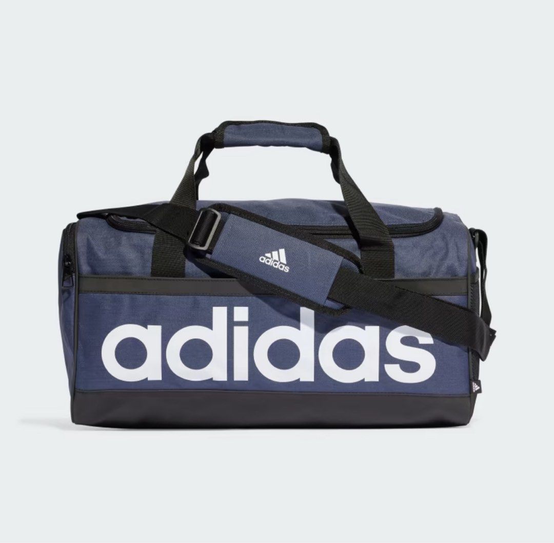adidas linear duffel bag - small (Category: Sling Bags) located in San Pablo. Submitted by mallowclouds (Listing ID 1436937339, Image 1). Description: loc: UST area can do meet-ups shipping via lalamove sf shouldered by buyer.
