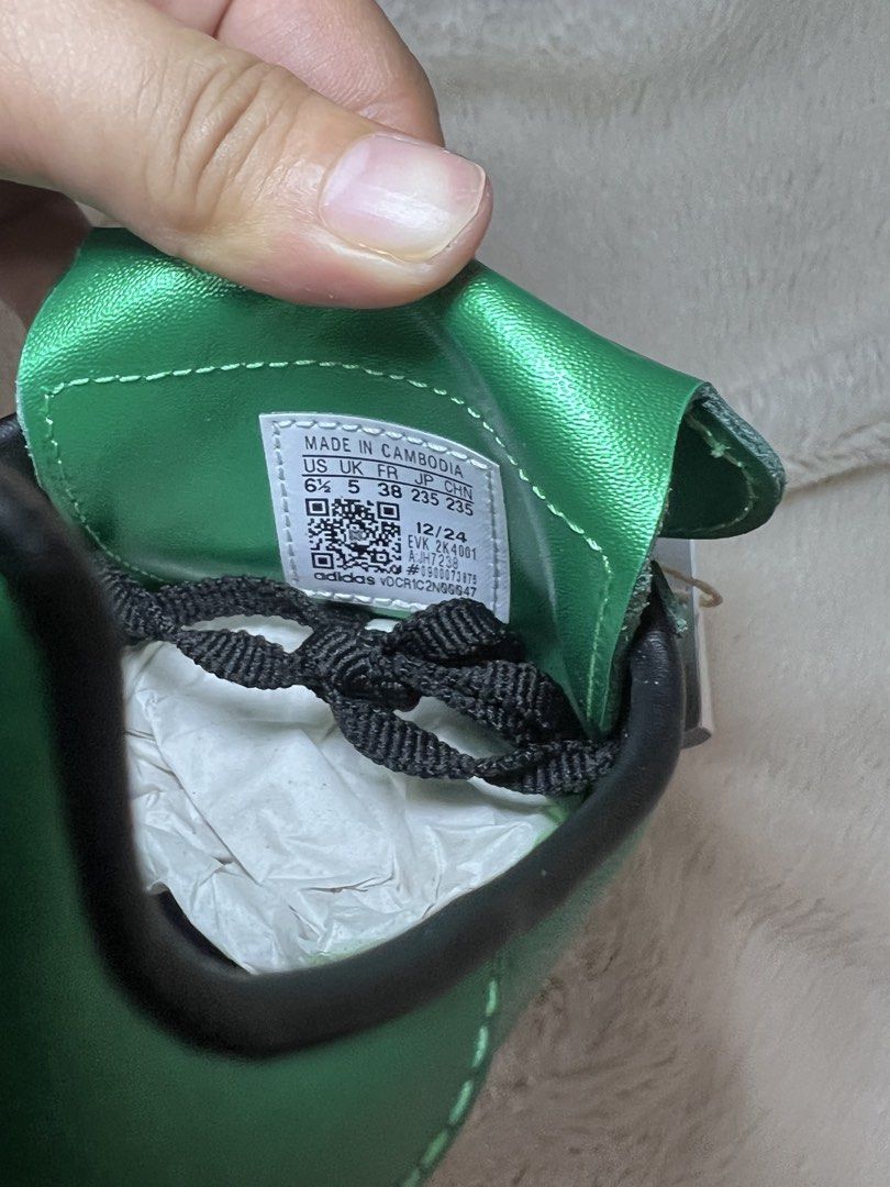 Adidas SL 72 OG W Green (Category: Sneakers) located in Dagupan City. Submitted by jcbth (Listing ID 1436973258, Image 3). Description: - Adidas SL 72 OG W - Color: Green - Features black stripes and laces - Size: US 6.5, UK 5, EUR 38 - Includes original tags - Made in Cambodia.