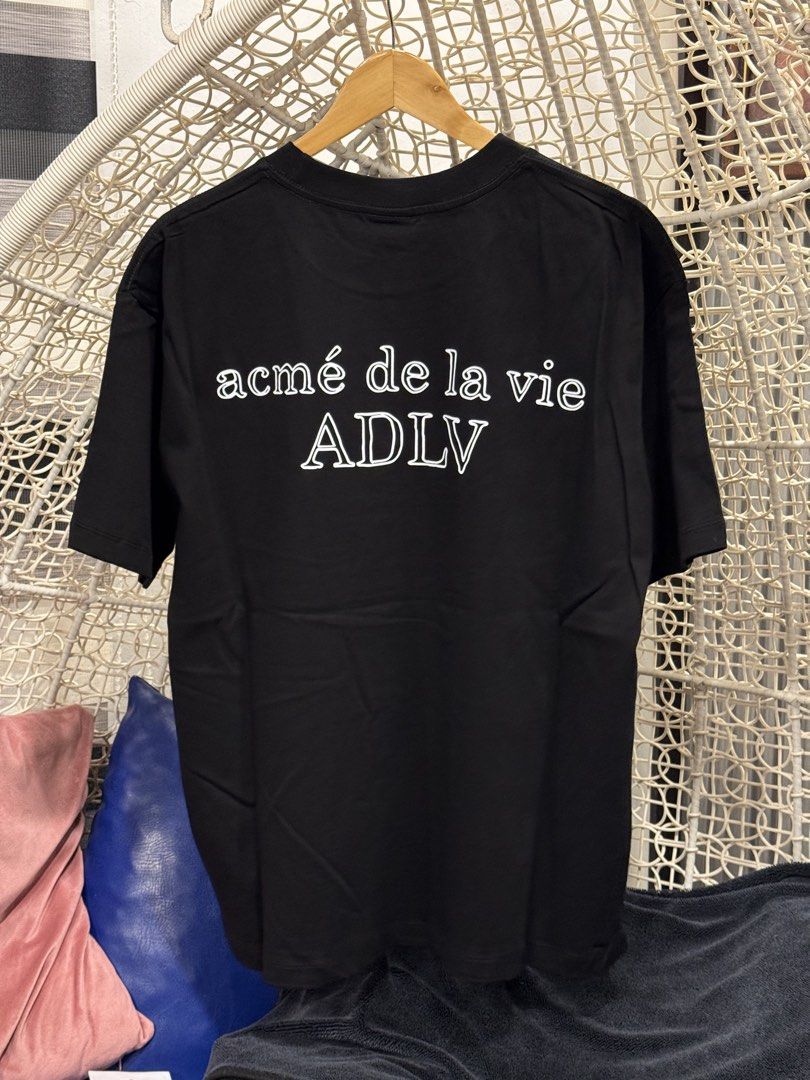 ADLV Black T-shirt (Category: Tshirts & Polo Shirts ) located in Manila. Submitted by ellis99 (Listing ID 1437008223, Image 2). Description: - ADLV T-shirt - Black tee with white front and back logo - Size 1 - Brand new, with tags and orig plastic cover - Round neck - Oversize fit (please know your size. Will give dimes if Sure Buyer) - 100% authentic Price: 1,900 only!.