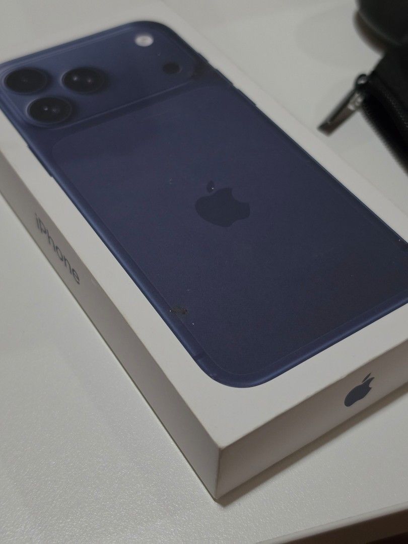 Apple iPhone 17 Pro Max Blue 256/512GB SEALED (Category: iPhone 17 Series) located in Pasig City. Submitted by clothesandthings_ (Listing ID 1436876936, Image 2). Description: brand new sealed apple warranty no receipt 256GB – 86K 512GB – 99K.