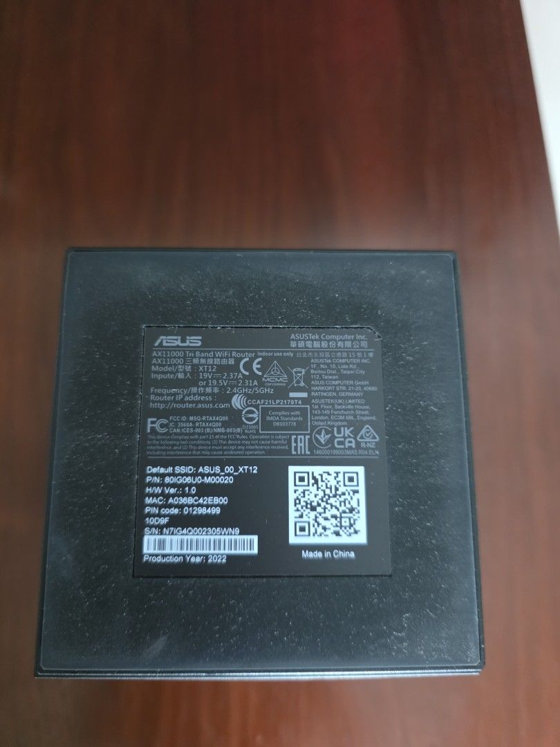 ASUS WiFi 6 Router449053786773268480