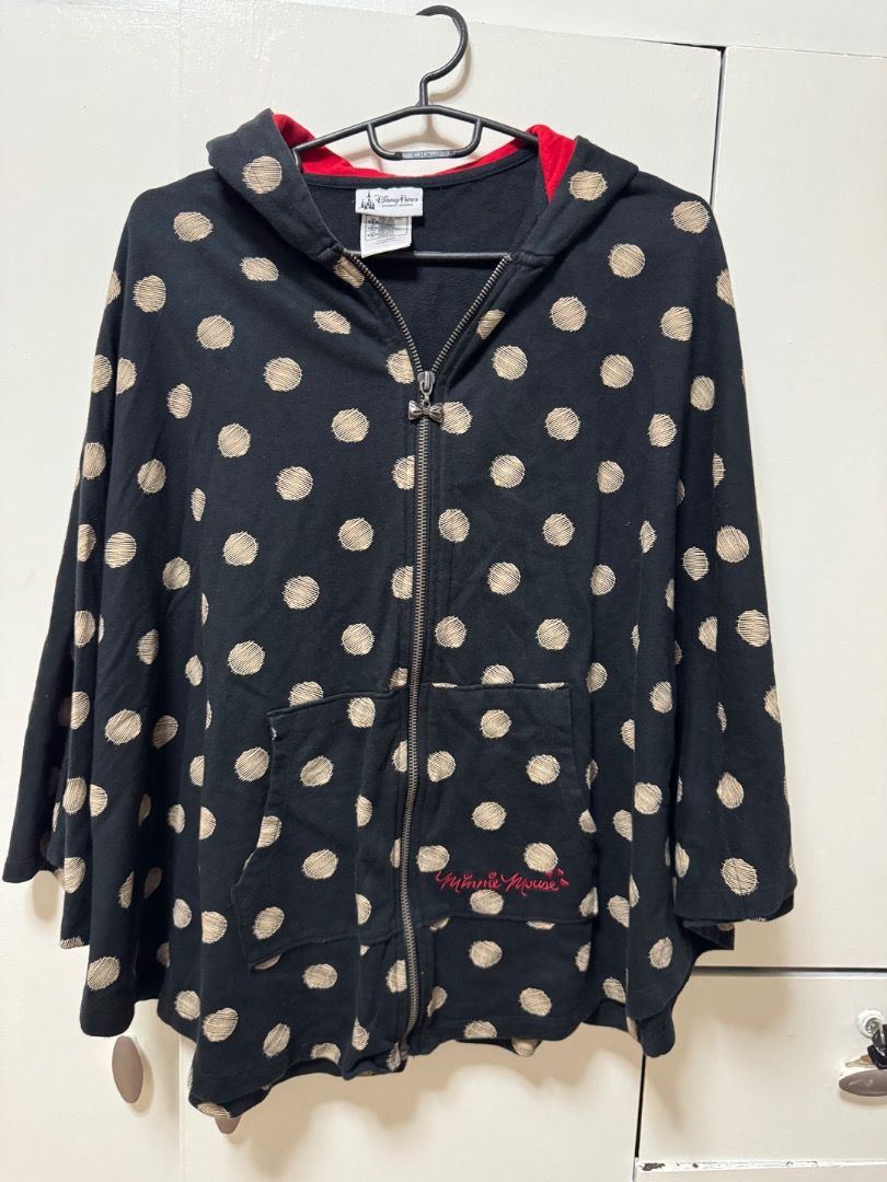 Authentic Disney Minnie Mouse Hooded Cape (Category: Coats, Jackets and Outerwear) located in Cavite. Submitted by royaleagle-7269 (Listing ID 1436970298, Image 1). Description: Authentic Disney Hooded Cape Minnie Mouse from Disneyland. No issue! Size XS-S. Photo when worn available..