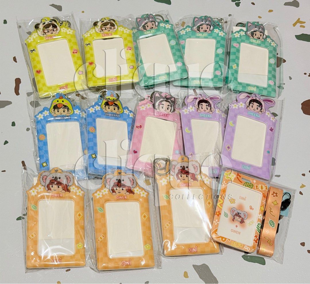 BINI NBS PHOTOCARD HOLDER V2 (Category: K-Wave Merchandise) located in Manila. Submitted by cliquecollections (Listing ID 1436900379, Image 1). Description: BINI NATIONAL BOOKSTORE PHOTOCARD V2 HOLDER • WITH FREEBIES • FREE SECURED PACKAGING FEE • 100% OFFICIAL AND IN GOOD CONDITION.