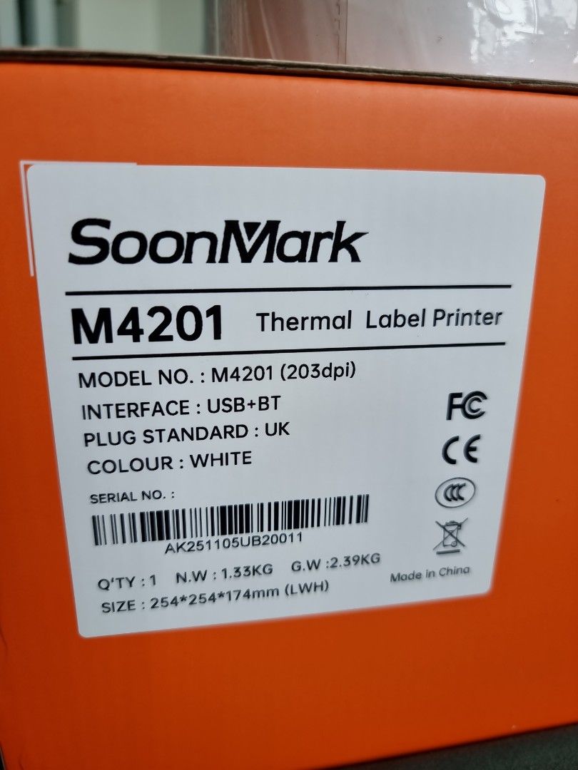 BRAND NEW SoonMark M4201 Thermal Label Printer Bundle449270643866347521