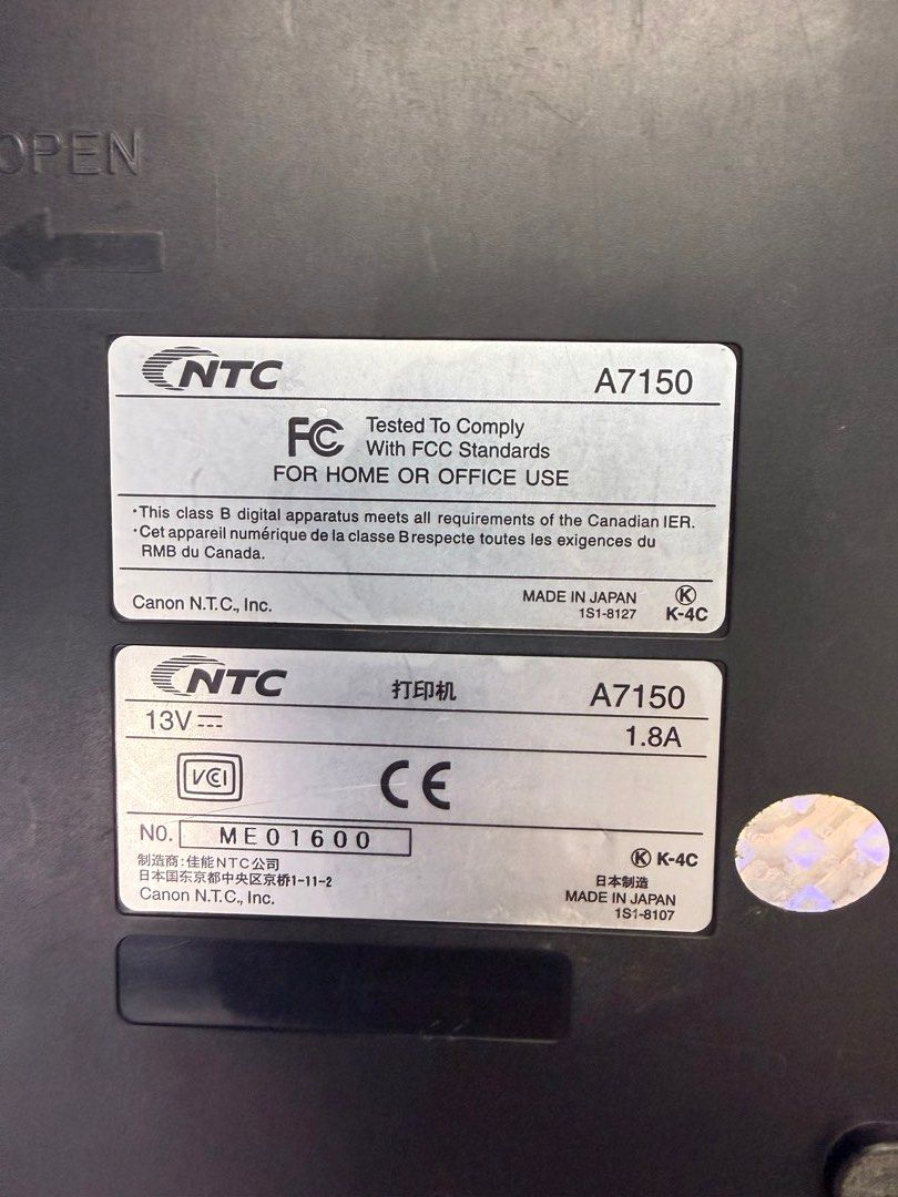 Canon M-1 Pro Cable ID Printer449509908976783362
