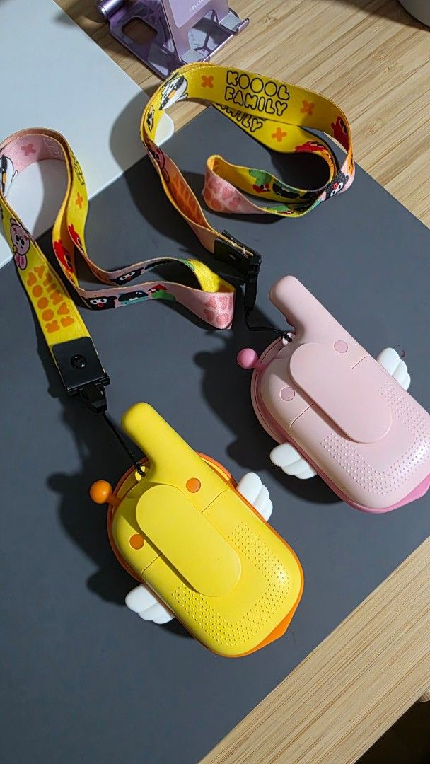 Children Toy Walkie Talkie (Category: Kids Toys) located in Manila. Submitted by reilsel (Listing ID 1436914332, Image 2). Description: Used like new walkie talkie Need 4xAAA batteries to work (not included) With call/ring button Long press to power on/off Short press to change channel and mute adjustment Scroll button for adjustment of volume, channel, mute, CAC With push to talk butto n.
